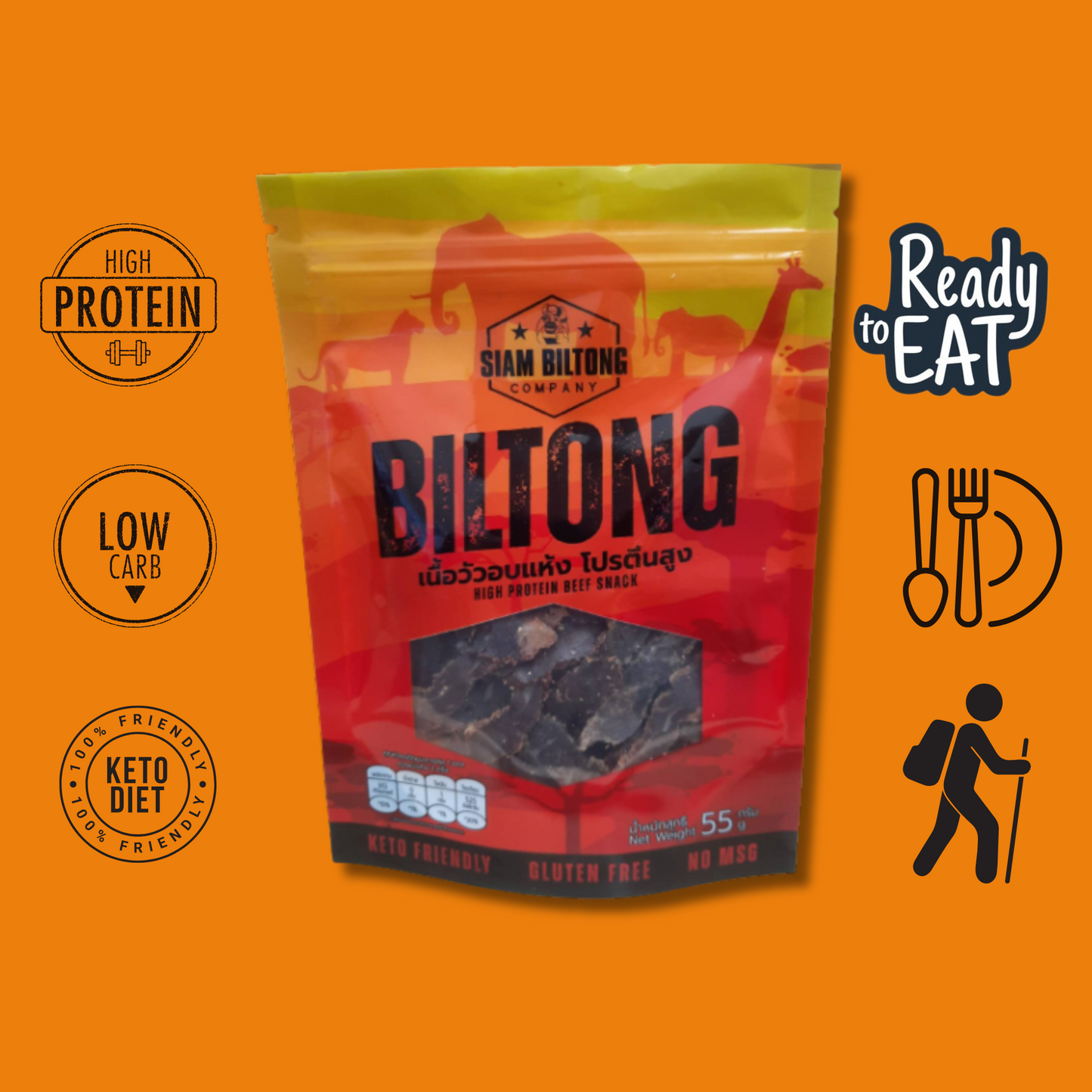 Biltong Beef Slices Fit