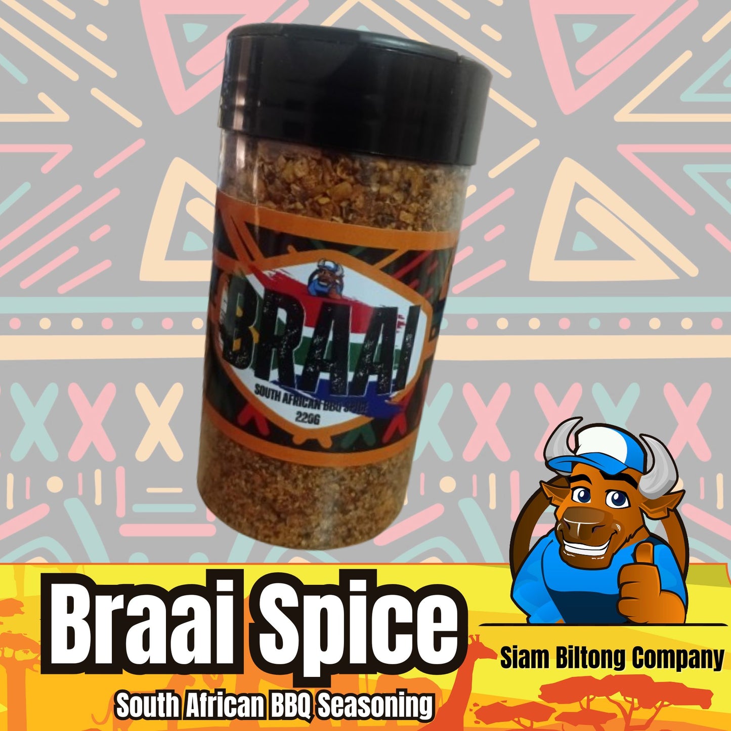 BBQ Spice  -  African Braai Spice 220g