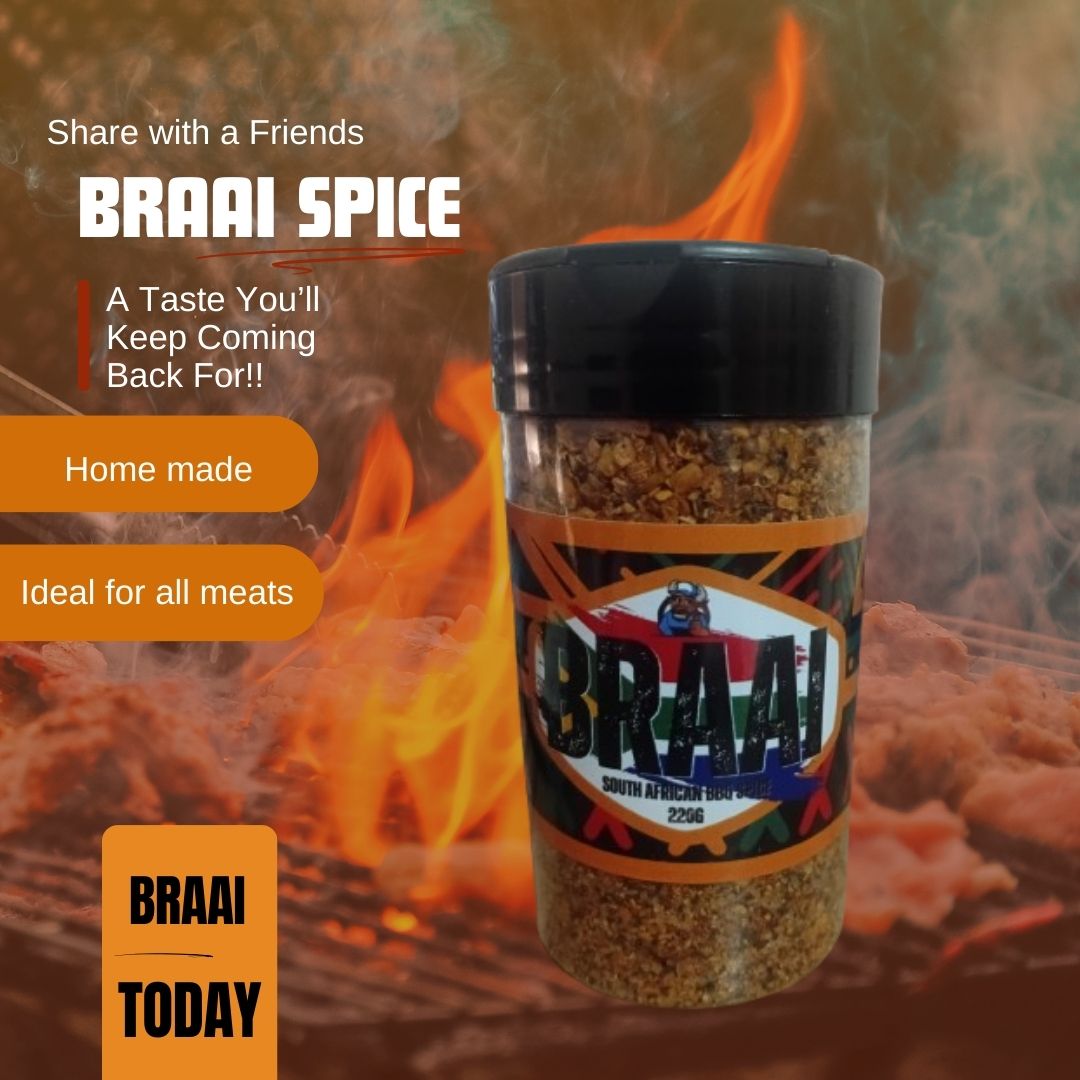 BBQ Spice  -  African Braai Spice 220g